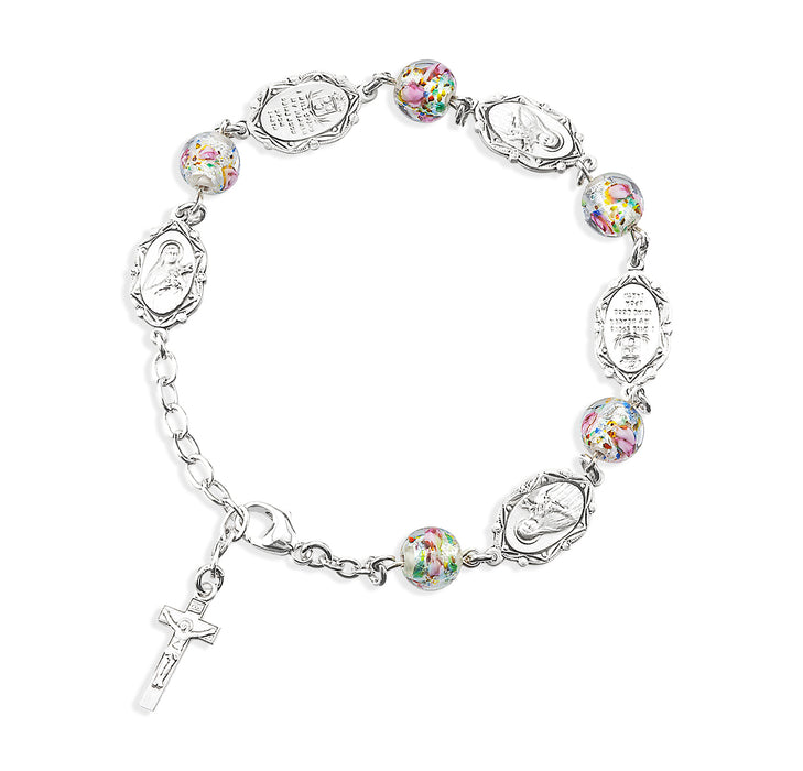 Saint Therese Sterling Silver Bracelet 8mm - B76203608