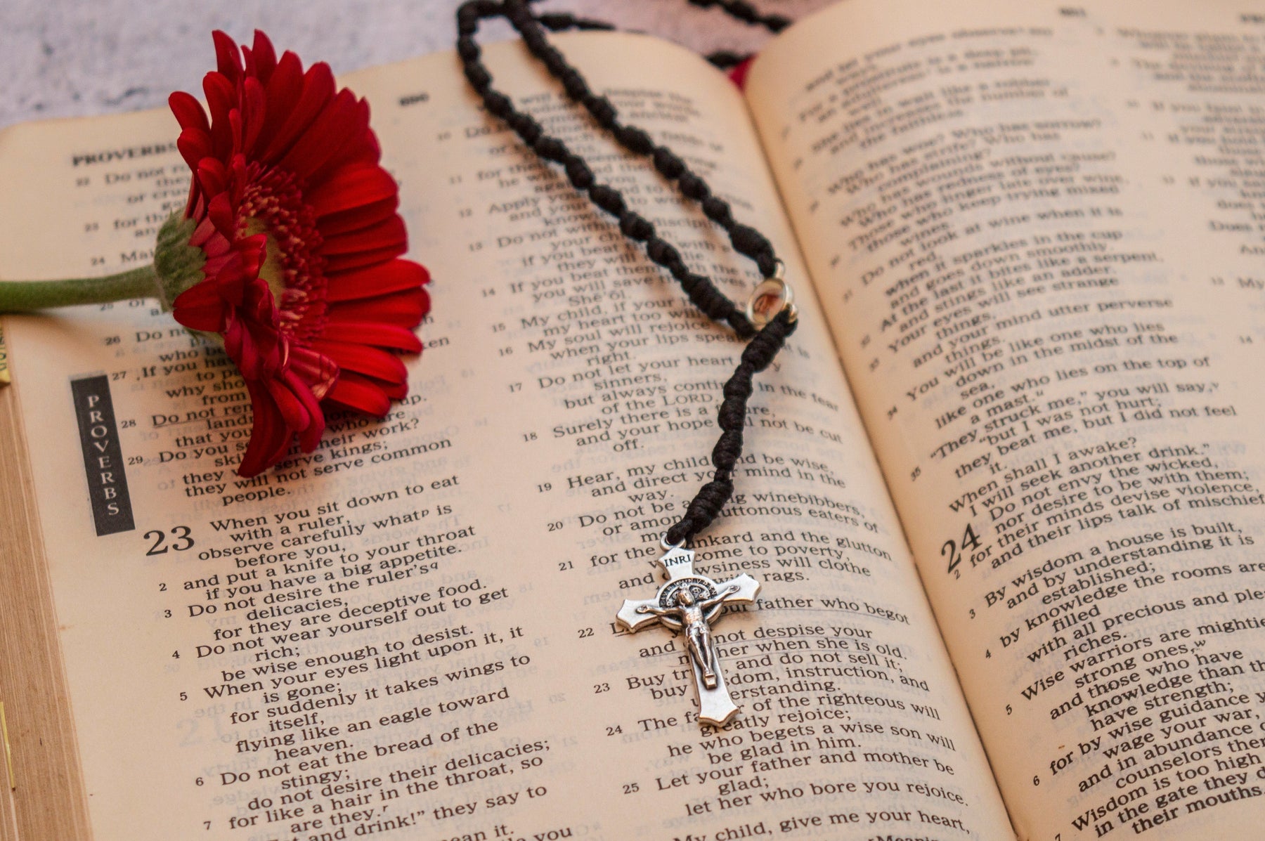 bible and rosary