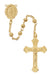 1-4JF GOLD OVER STERLING SILVER ROSARY DELUXED GIFT BOX - McVan