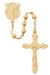 1-5JF GOLD OVER STERLING SILVER GUADALUPE ROSARY DELUXED GIFT BOX - McVan