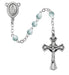 201D-BLG Blue Glass Youth Rosary Boxed - McVan