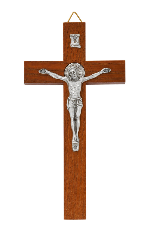 35-33 6.25" ST. BENEDICT BROWN CRUCIFIX BAGGED - McVan