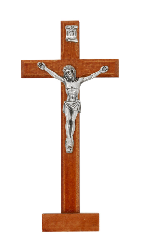 35-34 5.5" WOOD STANDING CRUCIFIX BAGGED - McVan