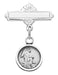 422L Sterling Guardian Angel Baby Pin Boxed - McVan