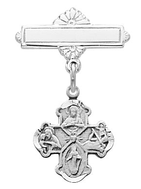 428L Sterling 4way Baby Pin Boxed - McVan