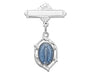 431L Sterling Blue Miraculous Baby Pin Boxed - McVan