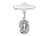 433L Sterling Miraculous Baby Pin Boxed - McVan