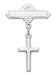435L Sterling Cross Baby Pin Boxed - McVan