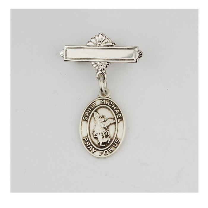 439L Sterling St Michael Baby Pin Boxed - McVan