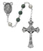 587DF Green and Black Rosary Boxed - McVan