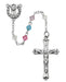 602LF Multi Swarovski Bead Rosary Boxed - McVan