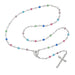 602SF Multi Swarovski Bead Rosary Boxed - McVan