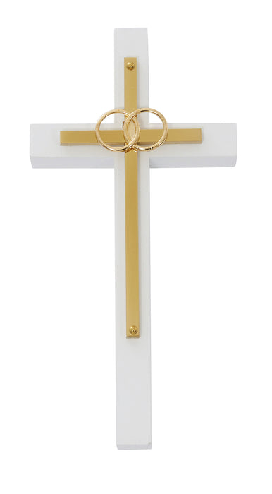 71-10 6" white wedding Cana Cross Boxed - McVan