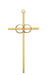 71-44801 8in. Polished Brass Wedding Cross Boxed - McVan
