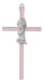 73-09 6in  Pink Girl Wall Cross Boxed - McVan