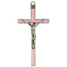 73-35 5" Pink enamel crucifix boxed - McVan
