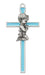 73-41 5" Blue childrens wall cross boxed - McVan