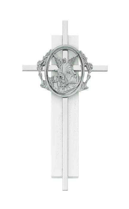 73-61 6" guardian angel childrens wall cross boxed - McVan