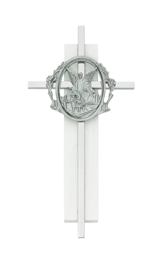73-61 6" guardian angel childrens wall cross boxed - McVan