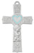 73-62 6in. Pewter Baby Boy Cross Boxed - McVan