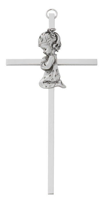 73-68 6" Boy praying childrens cross boxed - McVan