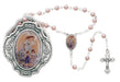 760-91 Guardian Angel Box and Pink Rosary - McVan