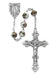 764SF White Cloisonné Rosary Boxed - McVan