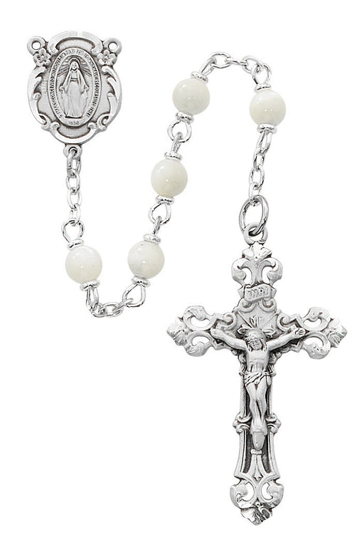 783DF Genuine Mother of Pearl Rosary Boxed - McVan