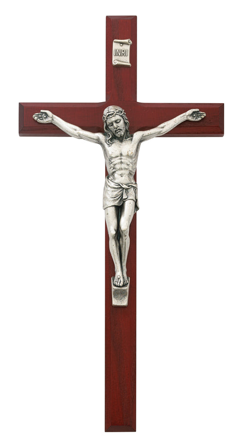 79-41 10 in. Cherry Crucifix Boxed - McVan