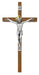 79-42485 10 in. Walnut Stain Crucifix Boxed - McVan