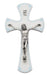 79-66 7 in. White/Blue Crucifix Boxed - McVan