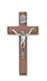 79-69 6 in. Walnut Stain Crucifix Boxed - McVan