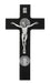 80-206 9" Black Wood Crucifix boxed - McVan
