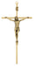 80-216 10" GOLD TONE CROSS AND CORPUS CRUCIFIX BOXED - McVan