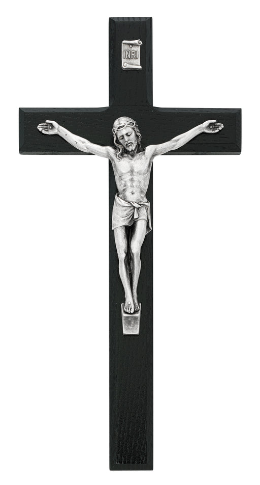 80-45 10 in. Black Crucifix Boxed - McVan