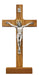 80-59 8 in. Walnut Standing Crucifix Boxed - McVan