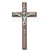 80-64 8 in. Walnut Crucifix Boxed - McVan