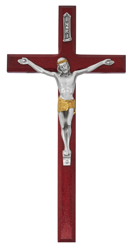 80-98 10 in. Cherry Crucifix Boxed - McVan