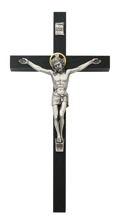 80-99 8 in. Black Crucifix Boxed - McVan