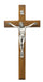 81-14 8 in.  Walnut Crucifix Boxed - McVan