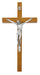 81-37 8" Walnut crucifix bagged - McVan