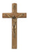 82-14 6.75" BRAZILLIAN WALNUT WOOD WITH GOLD CORPUS CRUCIFIX BOXED - McVan