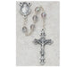 875-AMG Light Lavender Glass June Rosary Boxed - McVan