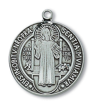 AN2514BN Pewter St. Benedict Pendant - McVan