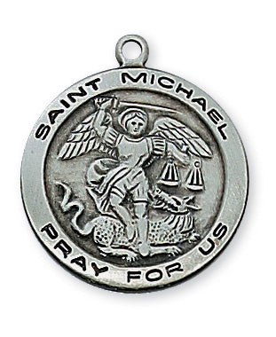 AN515MK Pewter St. Michael Pendant - McVan