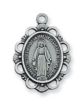 AN572 Pewter Miraculous Pendant - McVan