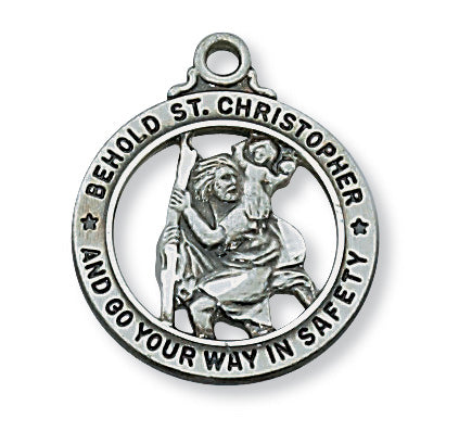 AN604 Pewter St. Christopher Pendant - McVan