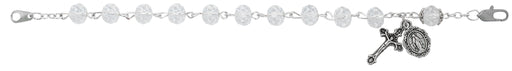 B1025 Crystal Rosary Bracelet, Boxed - McVan