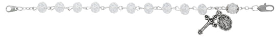 B1025 Crystal Rosary Bracelet, Boxed - McVan