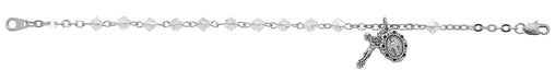 B39L Swarovski Crystal Rosary Bracelet Boxed - McVan